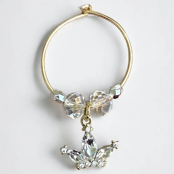 164 Crown Wine Glass Charms - Picture 2 of 5